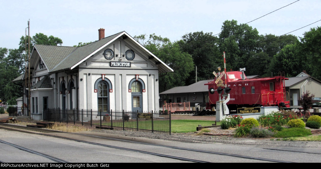 The station at Princeton...